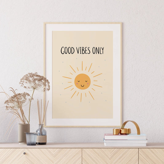 Plakat - Good vibes only